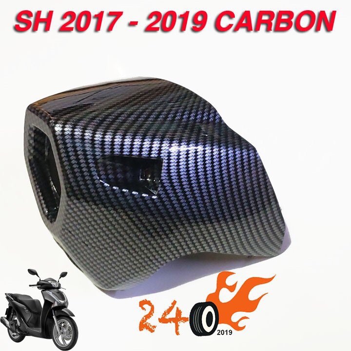 CHỤP ĐUÔI PÔ SƠN CARBON XE SH 2017