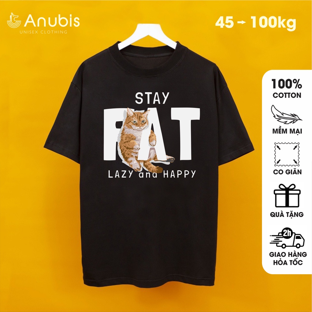 Áo Thun Unisex Mèo Mập  Anubis Store