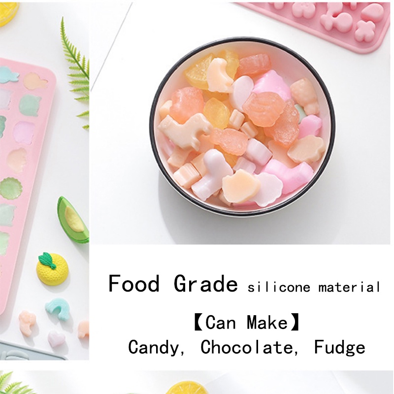 Khuôn Silicone Làm Bánh Hình Động Vật Dễ Thương