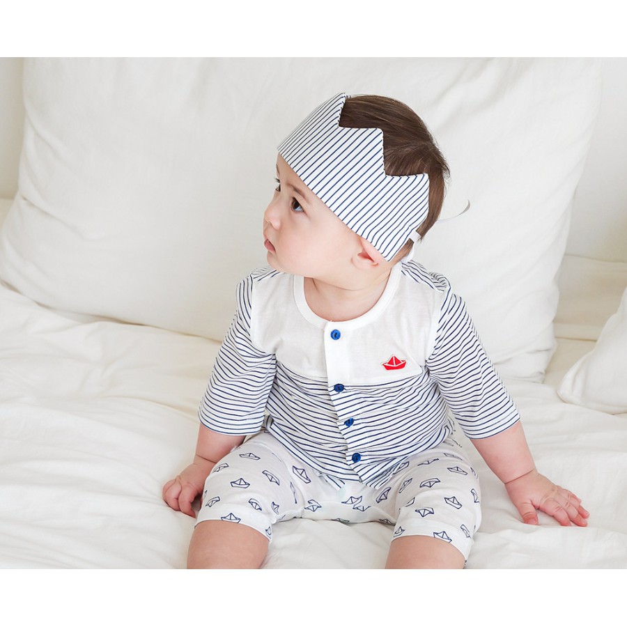 Bộ đồ lửng cotton giấy Cordi - I dành cho bé trai và bé gái từ 2 tháng tuổi