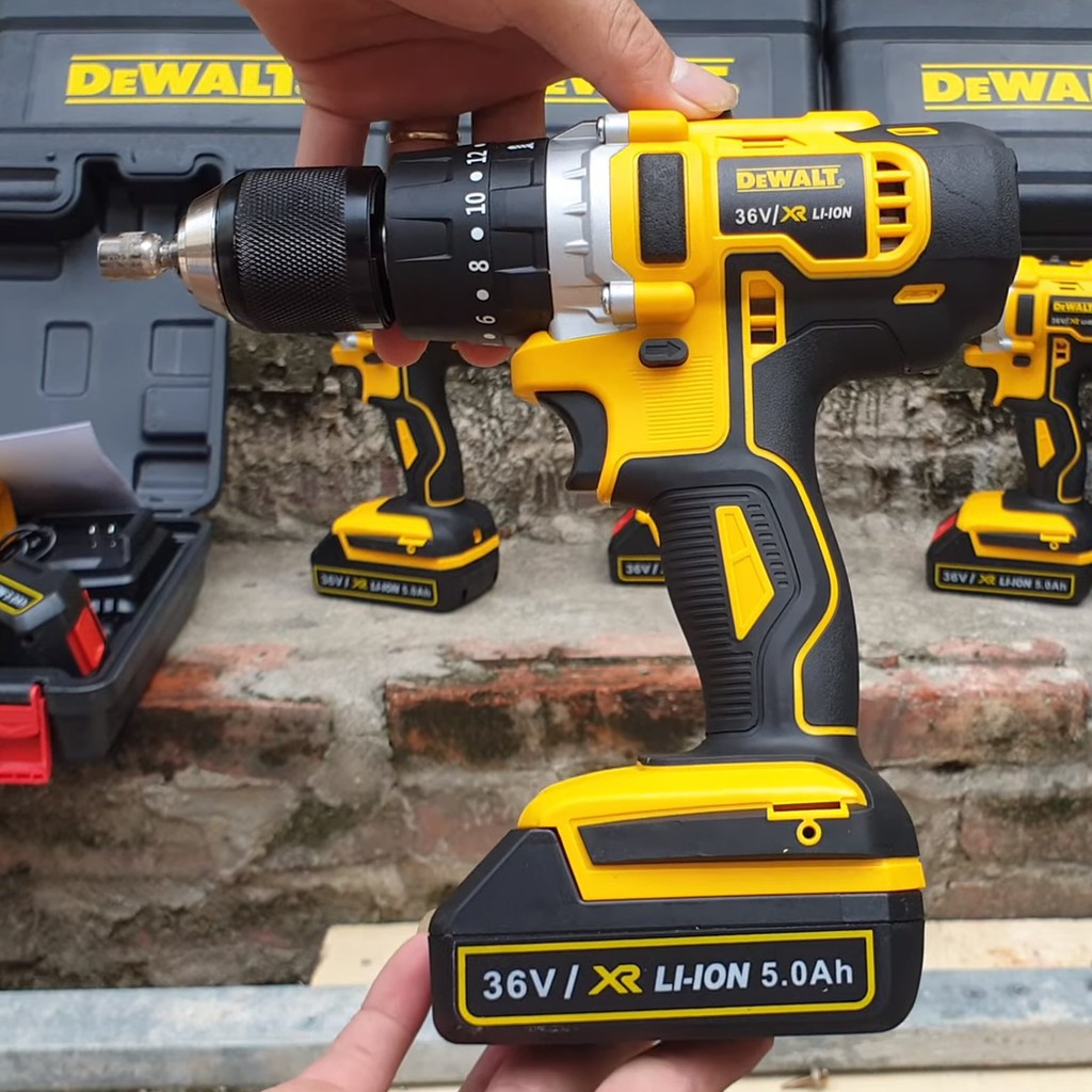 Miếng chèn nâng cao cho vỏ pin máy Dewalt tàu 36V XR li-ion thêm 1, 2, 3 hàng cell
