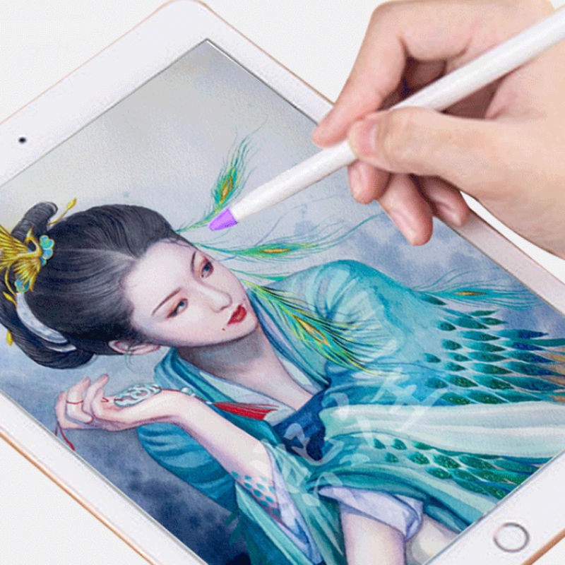 Apple Bộ Bút Cảm Ứng Chống Trượt / Mài Mòn Không Gây Tiếng Ồn Cho Ipad