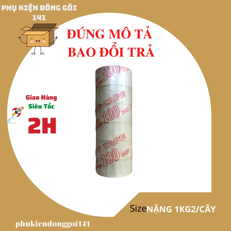 Băng keo trong 1.2kg 100yard  chất lượng cao đóng gói hàng hóa