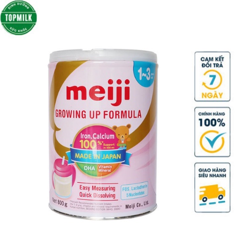 Sữa bột Meiji nhập khẩu số 0 / số 9 hộp 800g