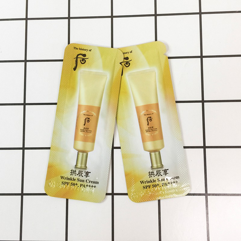 Kem chống nắng dạng gói nhỏ tiện lợi 1ml SPF 50+ WH14 | BigBuy360 - bigbuy360.vn