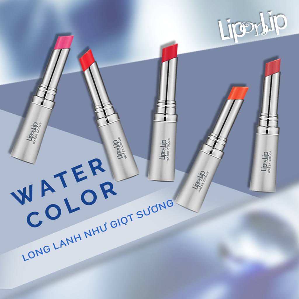 Son trang điểm dưỡng tối ưu Lip On Lip Water Color 2,2g