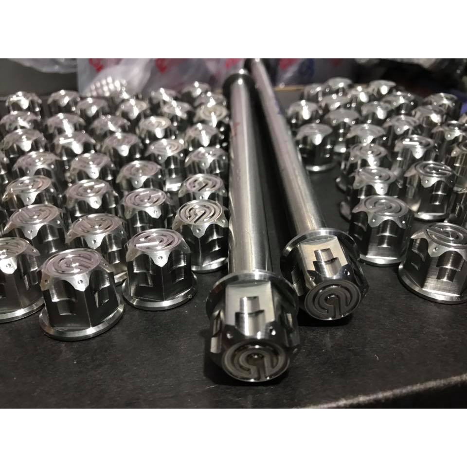 cặp cốt inox salya luôn tán ex150