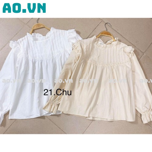 {ao.vn} Áo babydoll cánh tiên cài tay 2 màu 250 HIHISHOPHAHA | BigBuy360 - bigbuy360.vn