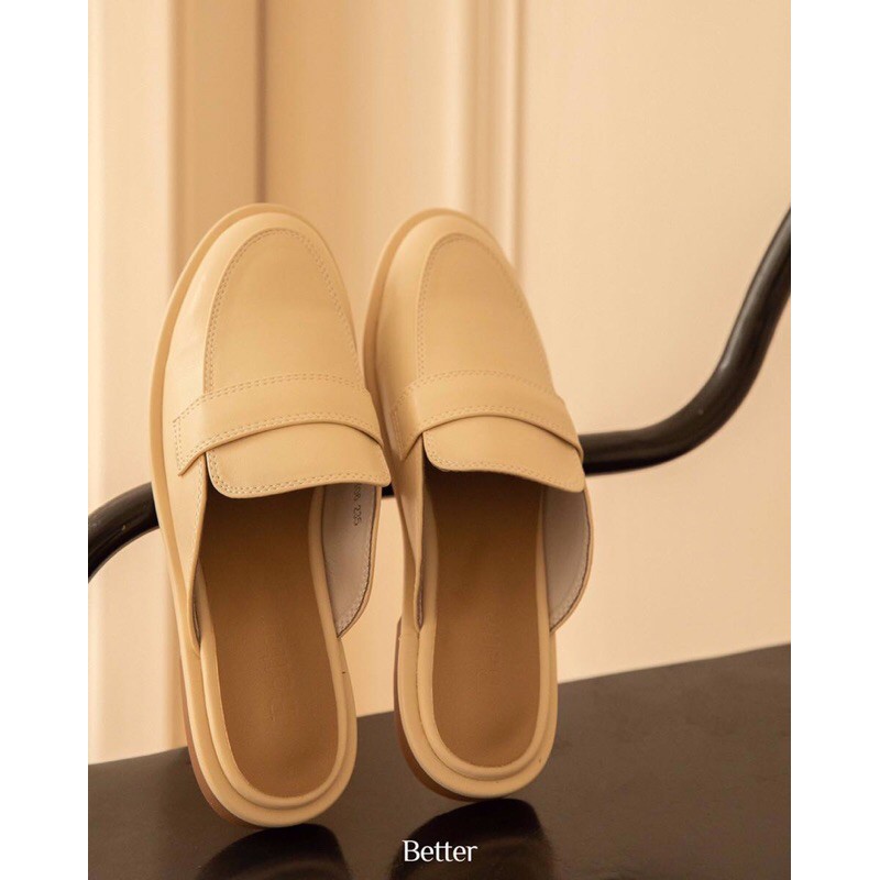 Giày/ sục/ giày bệt mũi tròn đế bệt 1cm Better Shoes kiểu hàn , siêu êm mềm dẻo, không đau chân 280321002 | BigBuy360 - bigbuy360.vn