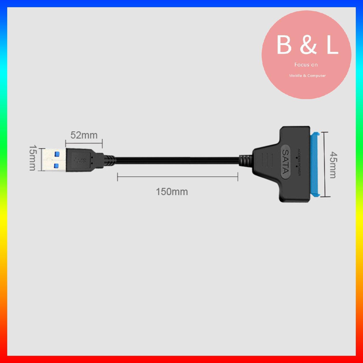 Dây Cáp Chuyển Đổi Ổ Cứng 2.5 Inch USB 3.0 Sang Sata Iii UASP 2TB