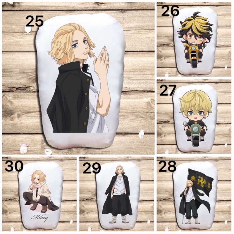 gấu ôm - gối ôm ngủ tokyo revengers 2 mặt ảnh bán sẵn và đặt in hình