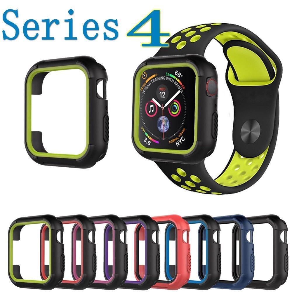 For Apple Watch Series 4 -40mm 44mm Protective Case Watch Band iWatch Strap