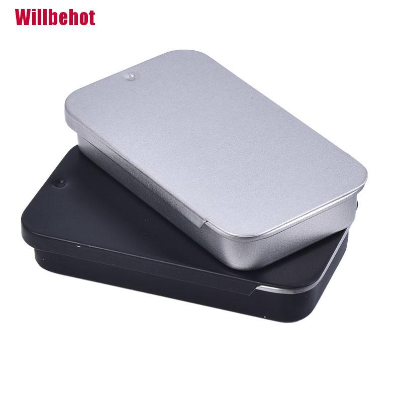 Hộp sắt mini có nắp trượt đa năng tiện lợi