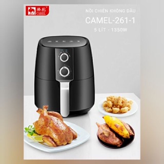 NỒI CHIÊN KHÔNG DẦU CAMEL 5 LÍT