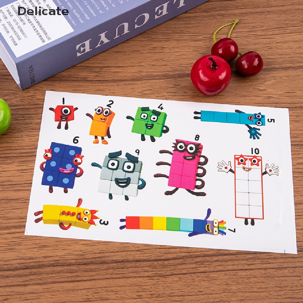 |Tinh Tế| Sticker Dán Trang Trí Ván Trượt DIY Hình Chữ Số