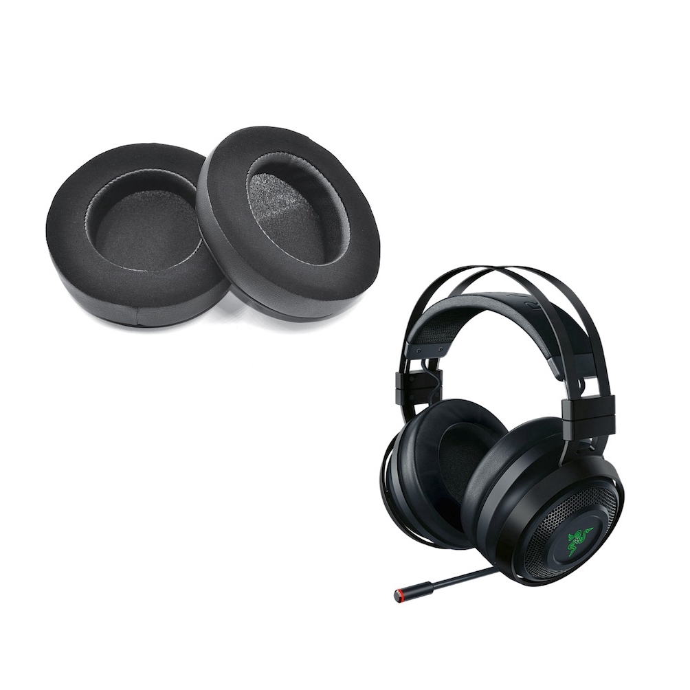 Đệm Gel Làm Mát Thay Thế Cho Tai Nghe Razer Nari Ultimate Razer North Sea Giant Devil Shadow Ultimate Edition