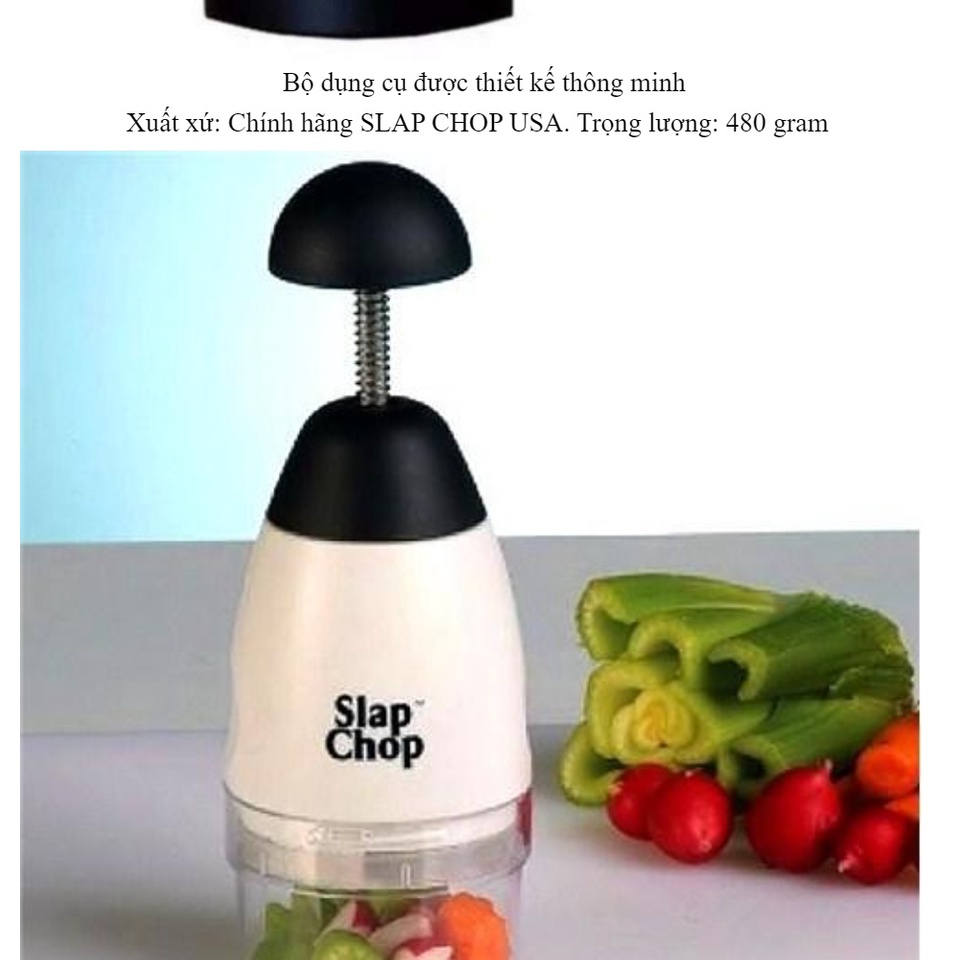 Dập tỏi hành ớt Slap Chop tay cầm dài