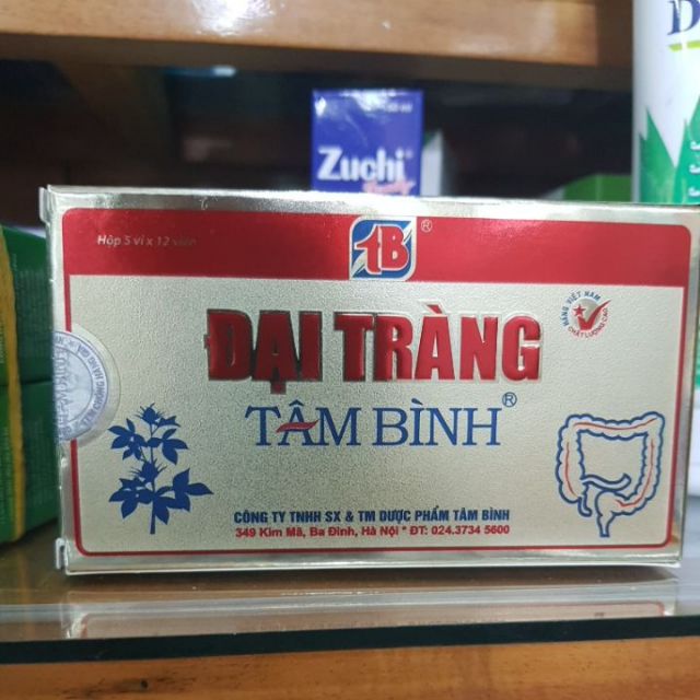 Đại tràng tâm bình hộp 60 viên