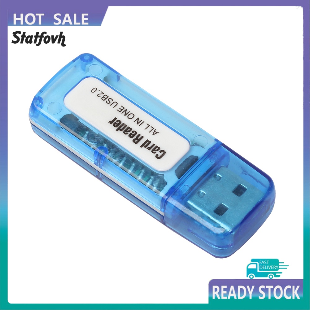 1 Đầu Đọc Thẻ Nhớ Usb 2.0 4 Trong 1 Cho M2 Sdhc Dv Micro Sd Tf | BigBuy360 - bigbuy360.vn