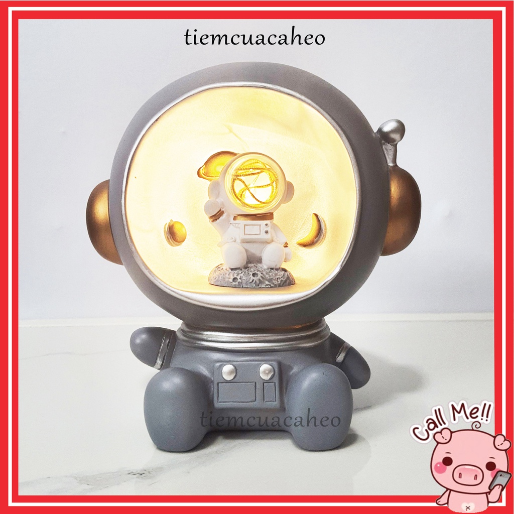 Đèn led, đèn ngủ trang trí,decor Ống Heo Tiết Kiệm Phi Công,Phi Hành Gia