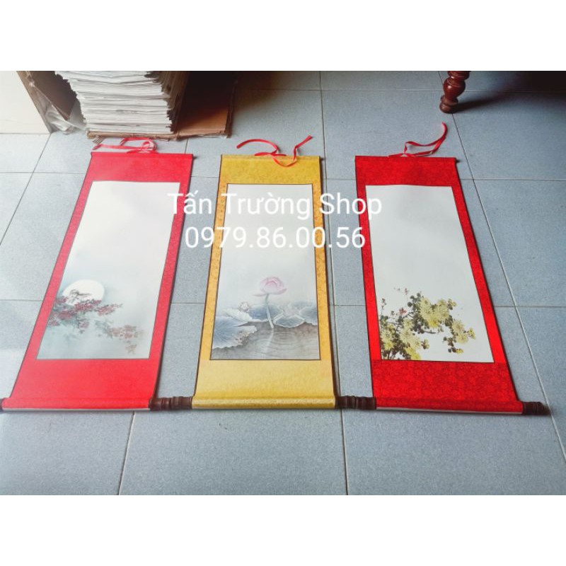 Giấy biểu lụa viết thư pháp kt 35*90