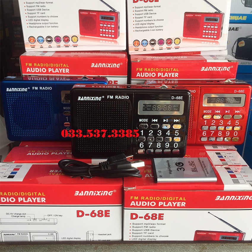 Đài fm, radio đài fm D68 có khả năng bắt sóng tốt