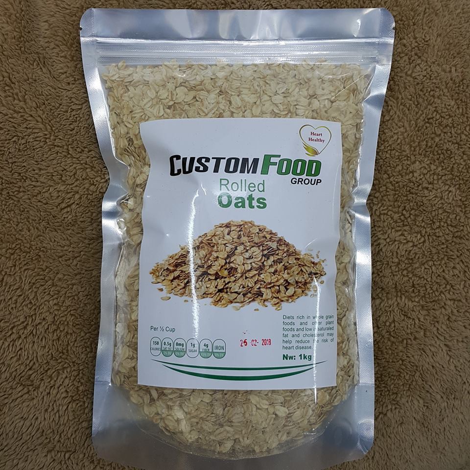 Yến mạch Custum Food - Yến mạch cán dẹt hữu cơ - Mẩy Mẩy shop hạt dinh dưỡng | BigBuy360 - bigbuy360.vn