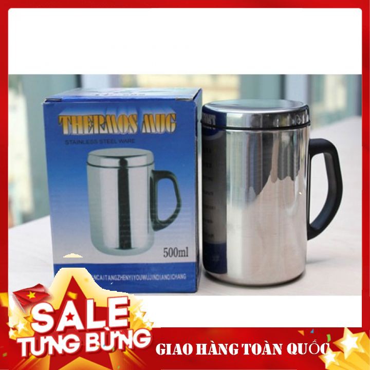 CA Ủ CHÁO GIỮ NHIỆT INOX THERMOS MUG 500ml CAO CẤP