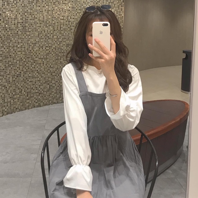 Set áo váy yếm