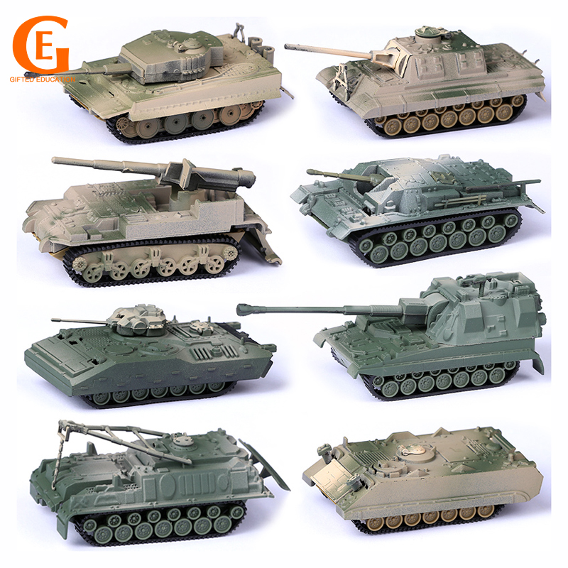 Bộ 8 Mô Hình Xe Tăng Ww2 4d Tỉ Lệ 1 / 72 As-90 M12