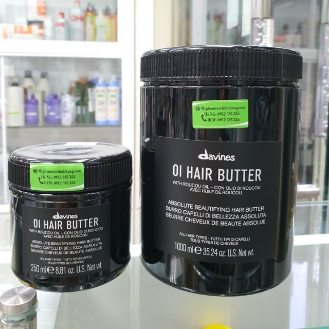 MẶT NẠ DAVINES OI HAIR BUTTER TRỊ LIỆU NUÔI DƯỠNG MỌI LOẠI TÓC 250ML -1000ML | BigBuy360 - bigbuy360.vn