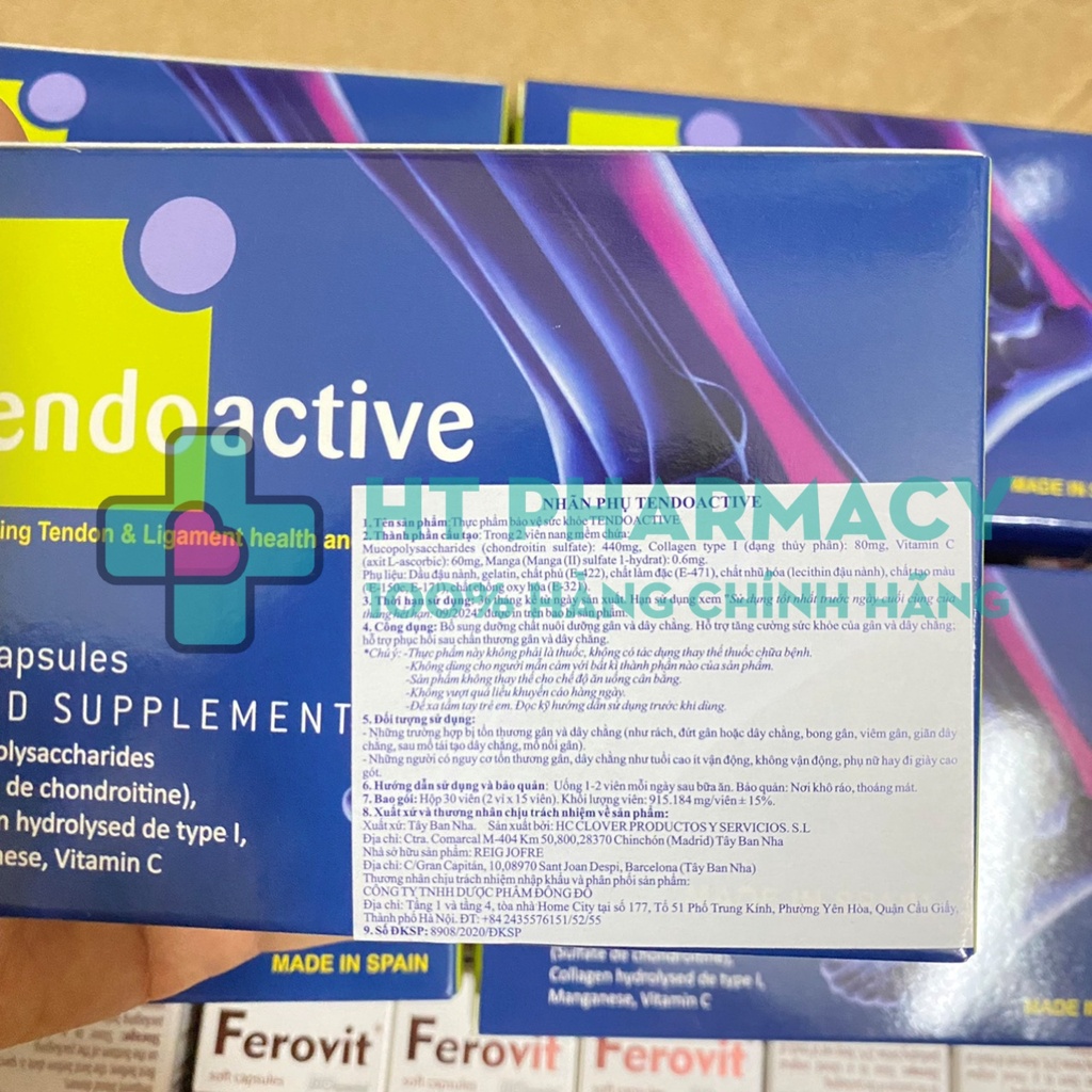 Tendoactive - Viên Uống Tăng Cường Sức Khỏe Cho Gân