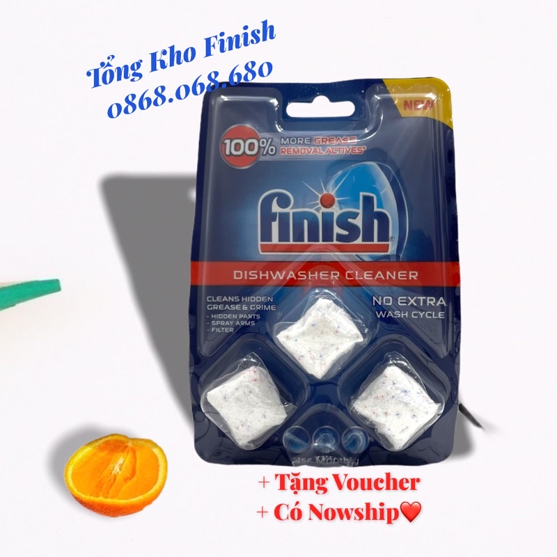 Viên vệ sinh máy rửa bát Finish