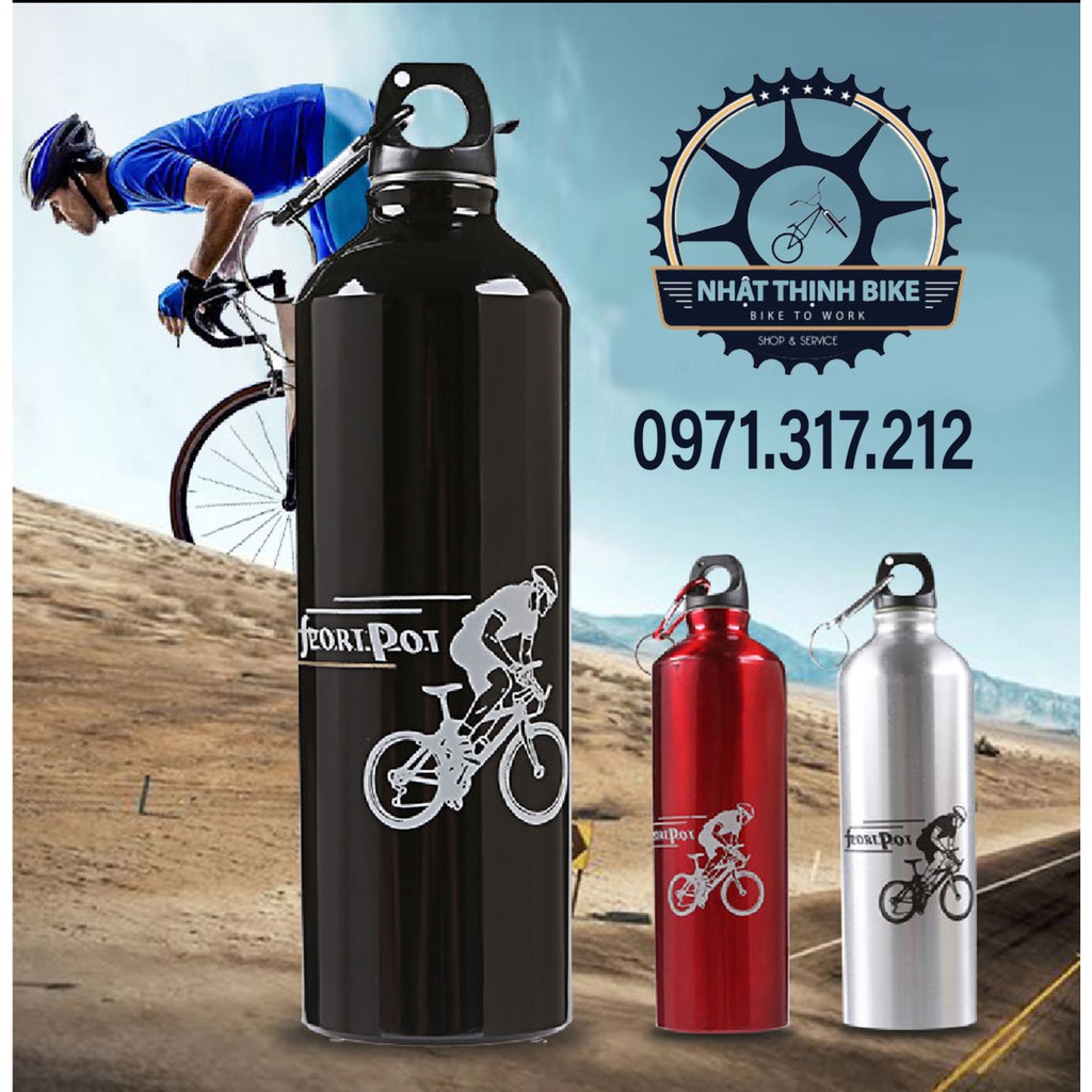 Bình Nước Xe Đạp nhôm thể thao Sport 550ml 750ml