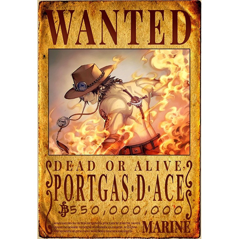 Tấm truy nã các nhân vật khác trong onepiece wanted poster