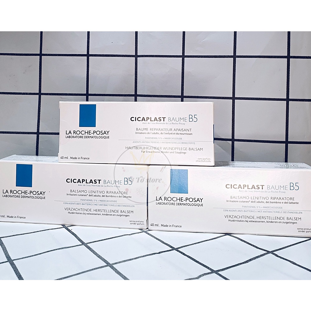 [TỜ TỜ STORE] Kem Dưỡng Làm Dịu Mát, Phục Hồi Da La Roche-Posay Cicaplast B5 (40ml) [ CÓ ẢNH THẬT]