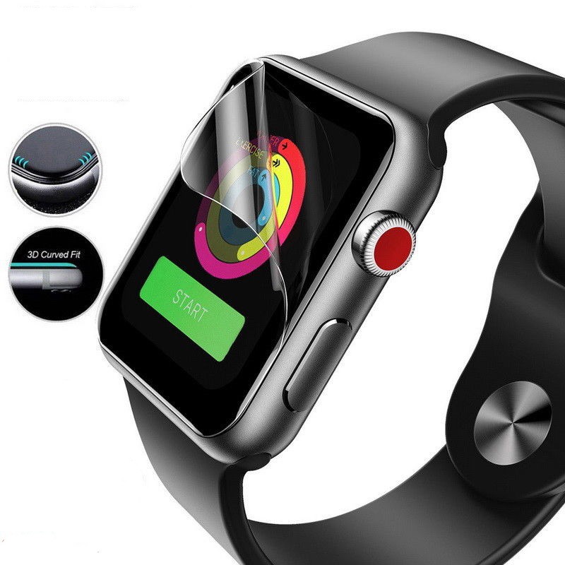 Miếng dán màn hình cho đồng hồ thông minh apple watch tất cả các dòng và maauxT500 W6 W26