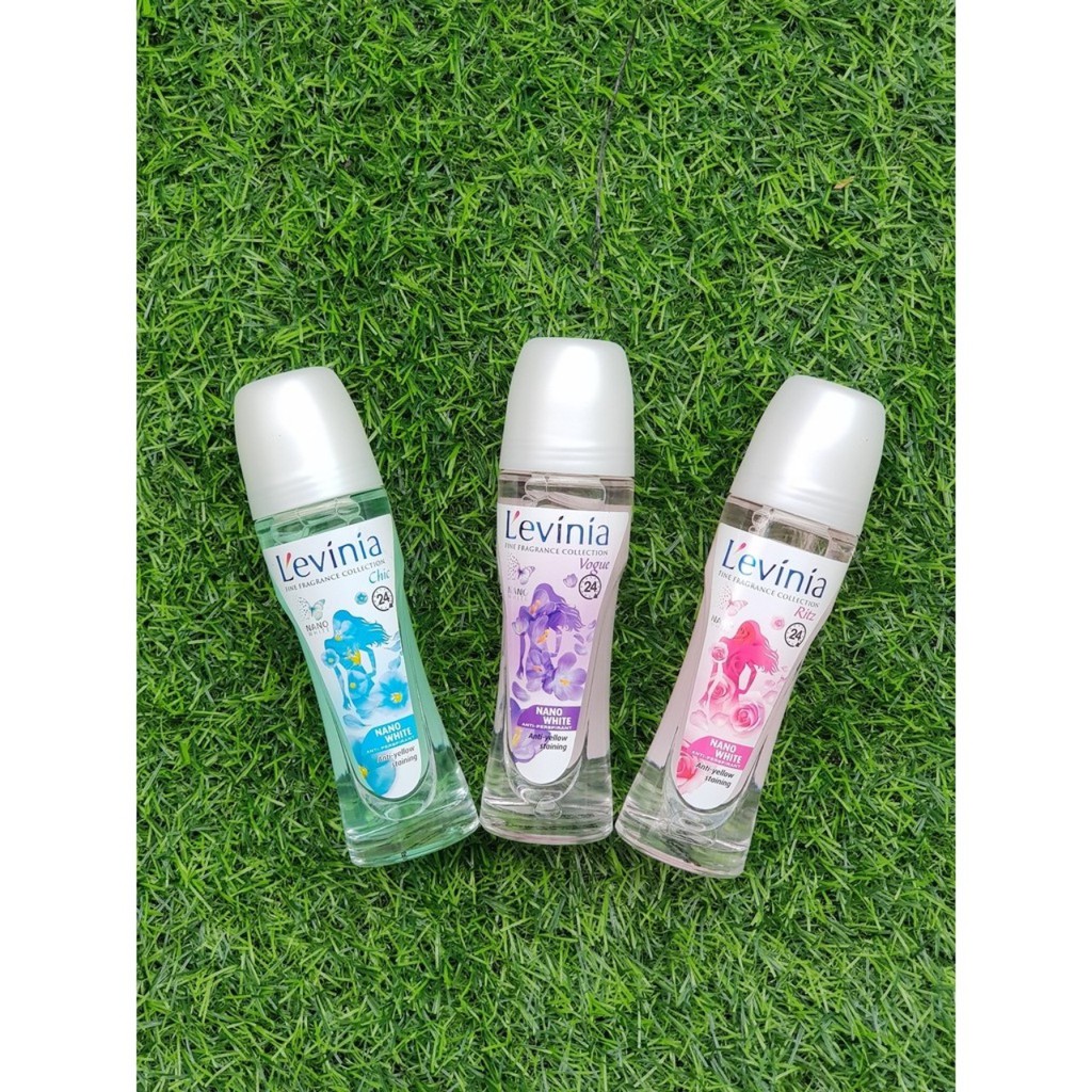 Lăn khử mùi trắng mịn giảm thâm nám L'evinia 65g