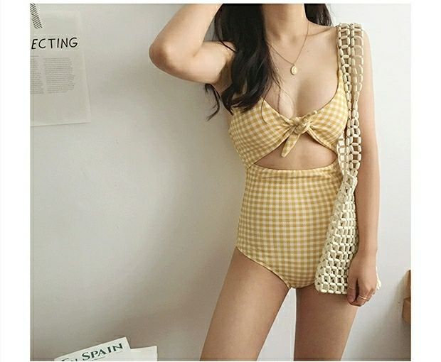 Đồ Bơi Một Mảnh Họa Tiết Ca Rô Quyến Rũ Dành Cho Nữ | BigBuy360 - bigbuy360.vn