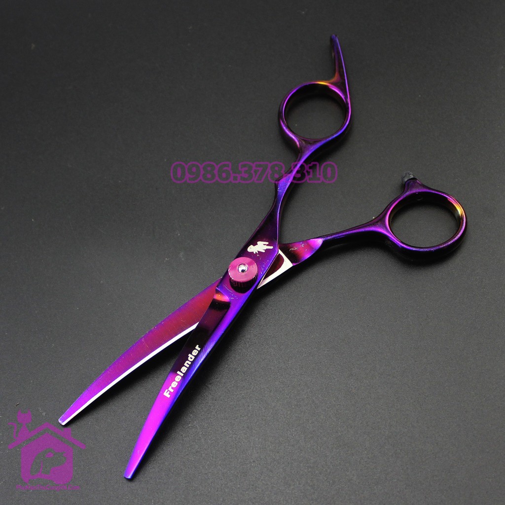Kéo cắt tải lông chó mèo bộ 3 kéo + 1 lược - Phụ kiện thú cưng Hà Nội