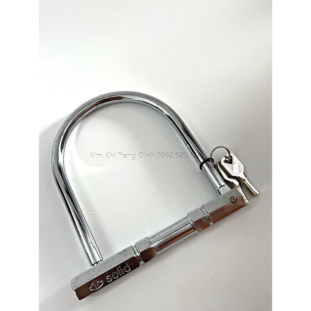 Khóa Chữ U Chống Trộm Cho Xe Máy, Xe Đạp 209 Hợp Kim Inox