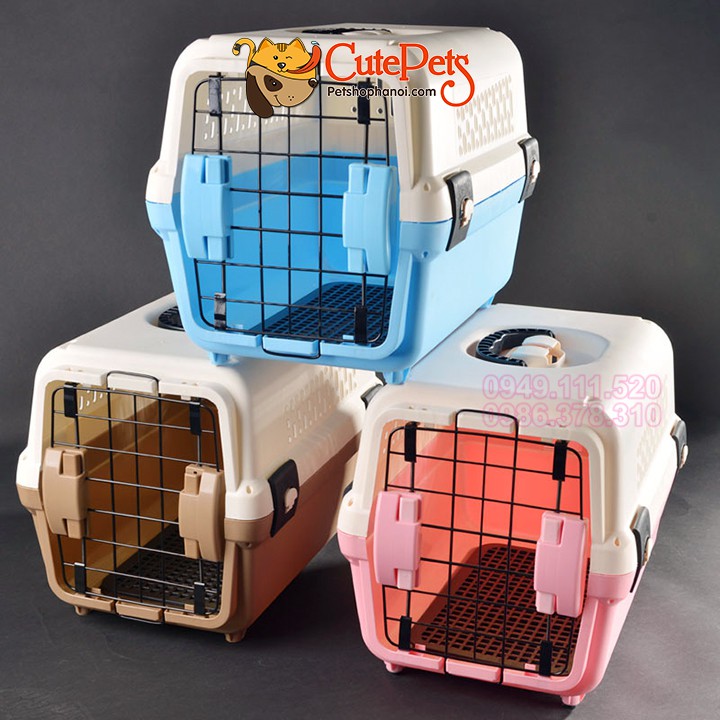 Lồng vận chuyển hàng không Size S 40x32x31cm dành cho thú cưng - Cutepets