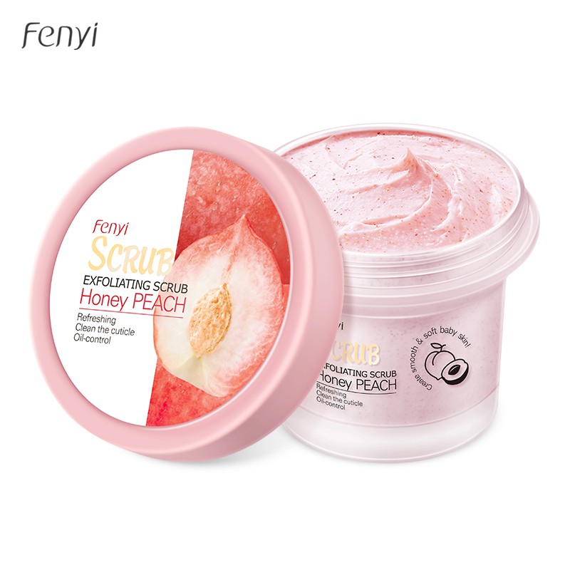 Fenyi Peach Body Scrub Deep Cleansing 100g