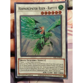 Thẻ bài yugioh: adamancipator risen - raptite sesl-en008