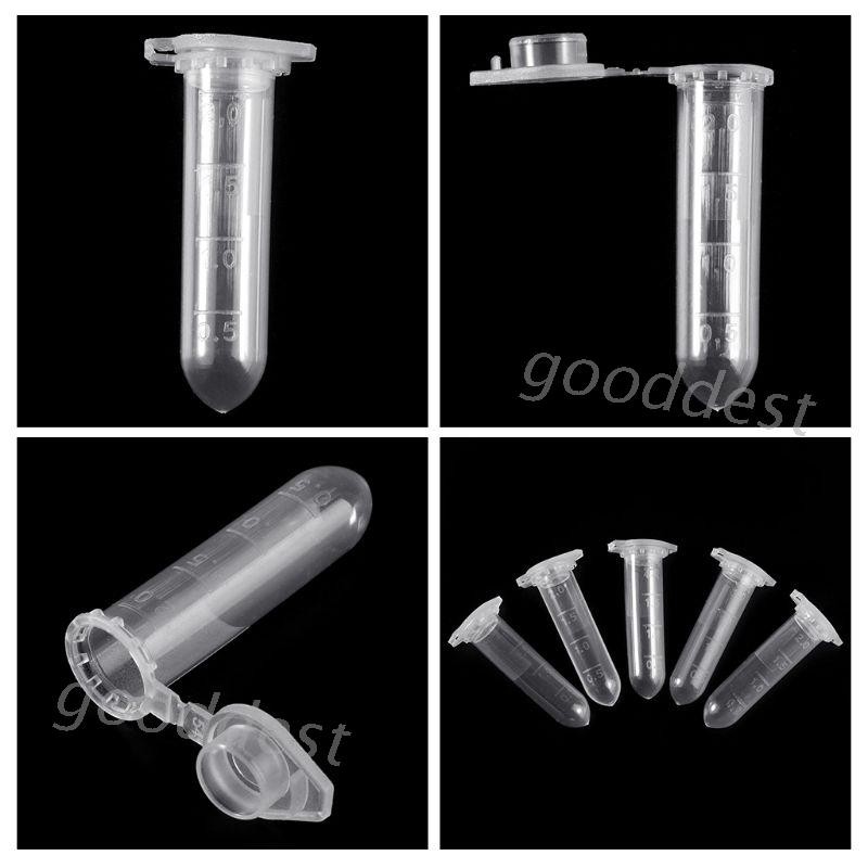 Set 100 ống nhựa sức chứa 2ml chuyên dụng để đựng mẫu