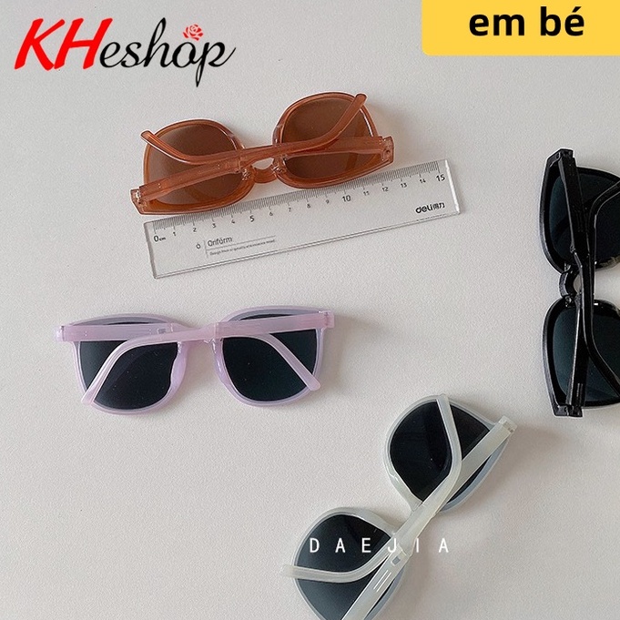 [Siêu Phẩm Cho Bé] Kính Mát gập nhỏ cho Con Yêu màu Thạch Rau Câu trong suốt dễ thương đủ màu tha hồ lựa chọn mã Y3003