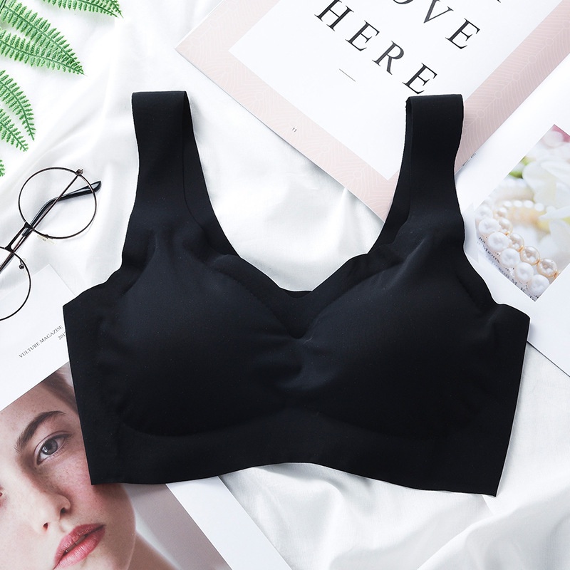 Áo Ngực Bộ đồ lót nữ  Áo Ngực Thể Thao Không Gọng Không Đường May Có Miếng Đệm Nâng Ngực Mỏng Phong Cách Nhật Bản Dễ Thương Dành Cho Nữ