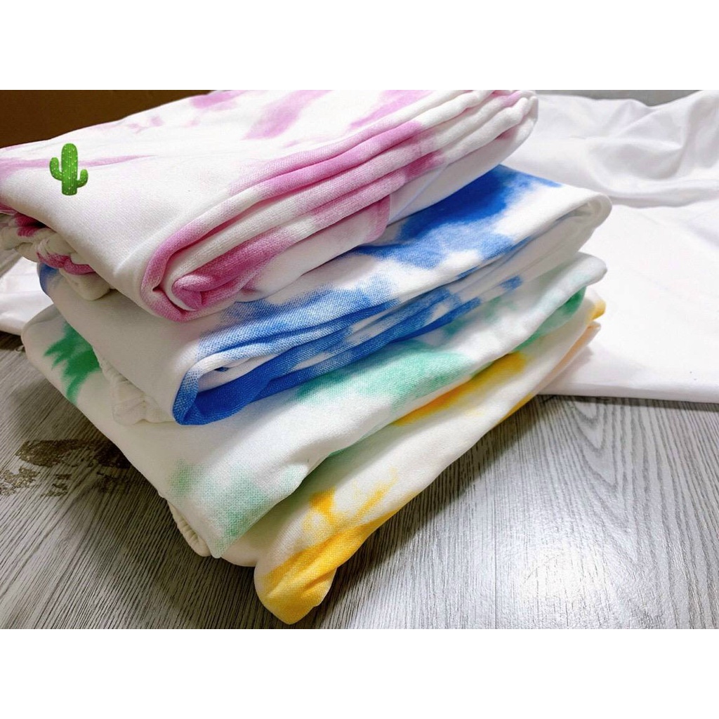 Quần Jooger nữ loang màu - Chất nỉ đẹp - Dưới 55kg mặc rất thoải mái