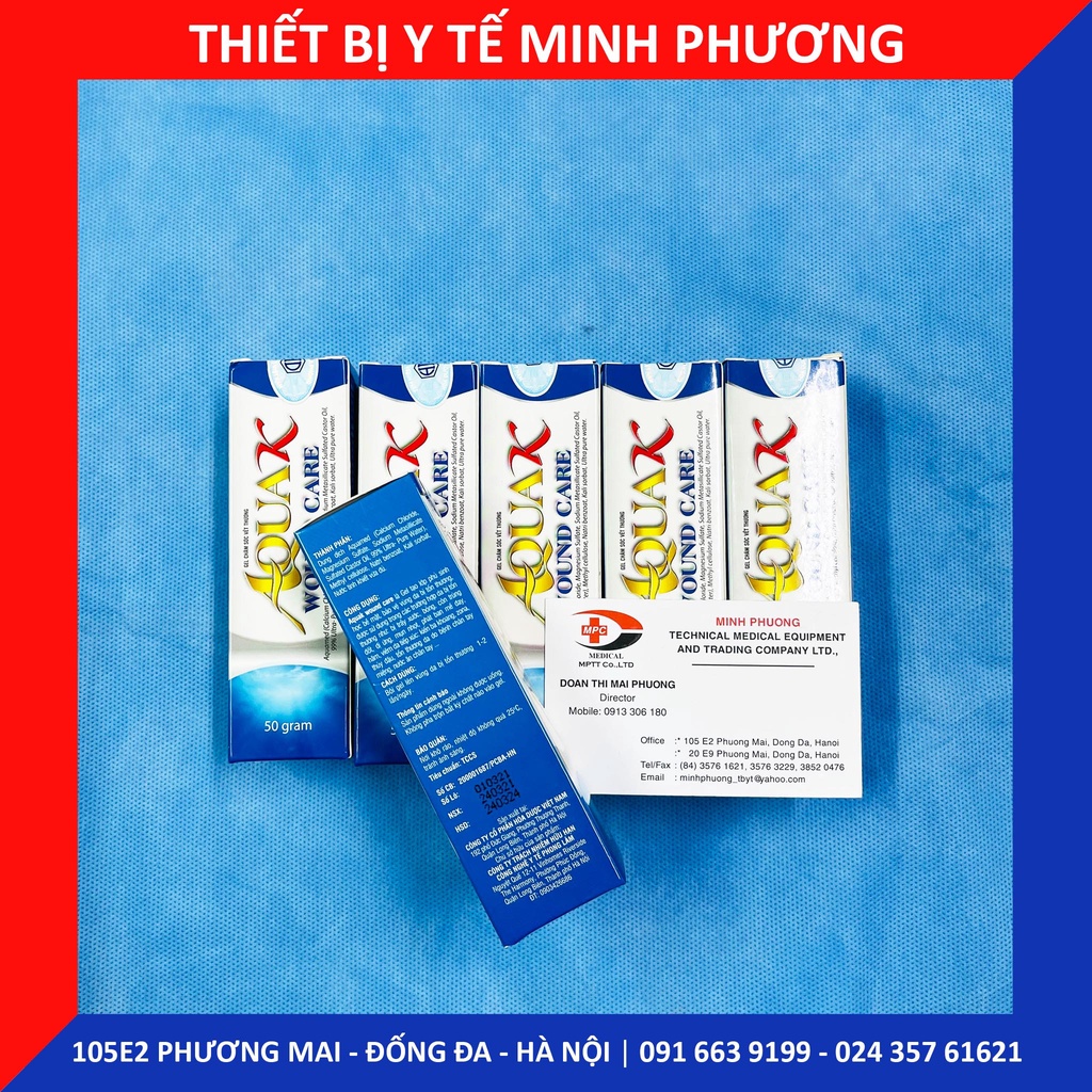 Gel bôi vết thương, gel bôi mụn AQUAK WOUND CARE