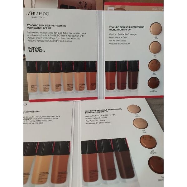 [Nhật] Sample Set 4 Màu Nền Shiseido Skin Self Refreshing Foundation